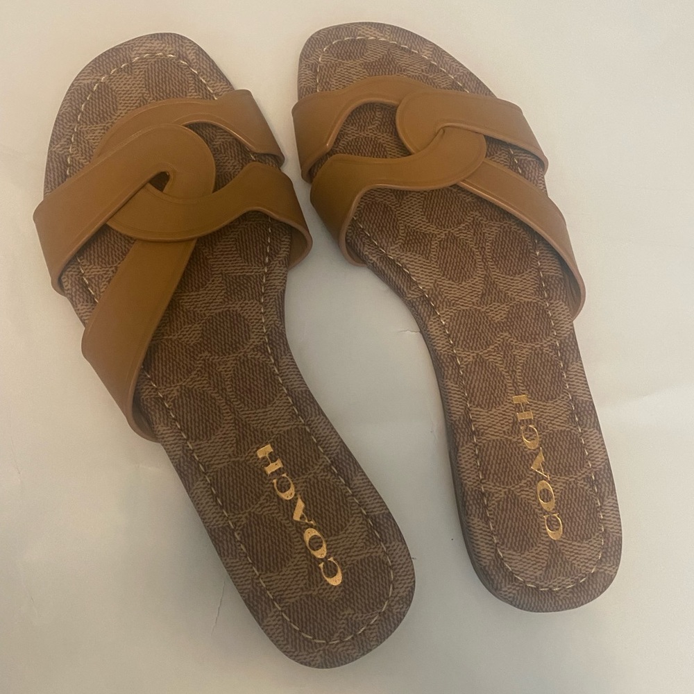Coach sandals size 7.5 womens